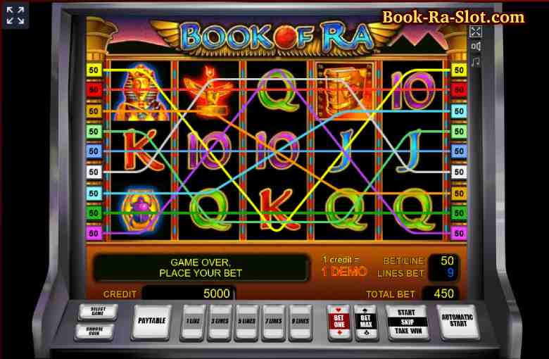 slot machines Book of Ra without registration